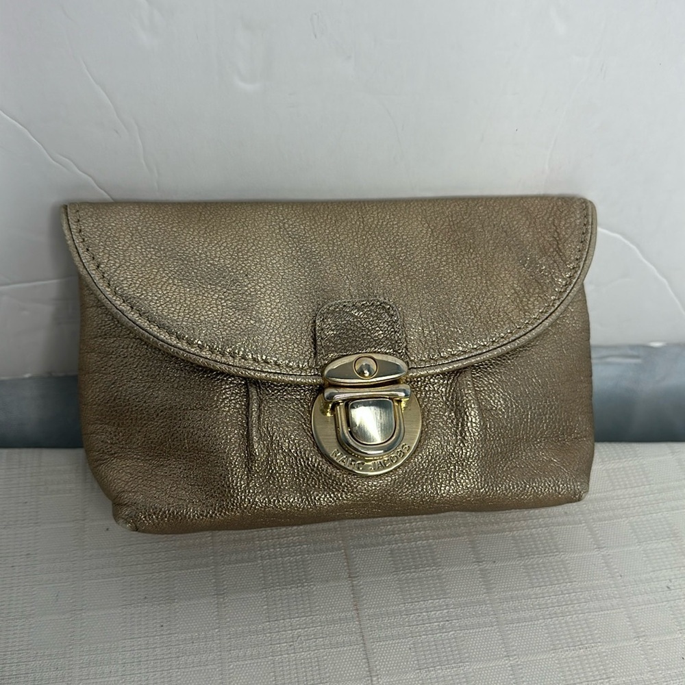 Marc Jacobs Gold Clutch